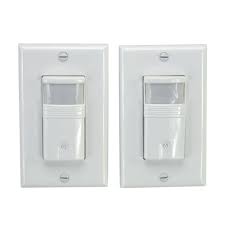Homeselects 120 Volt Occupancy Vacancy Pir Sensor Wall Switch White 2 Pack 1309 The Home Depot