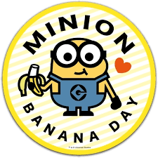 CDJapan : Banana Day MINION Die-cut Sticker A Collectible