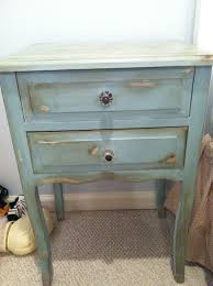 Shabby Chic Bedside Table This Is The 2nd Project I Did Using Ascp I Used Half Duck Egg Shabby Chic Bedside Table Chic Bedside Table Shabby Chic Nightstand