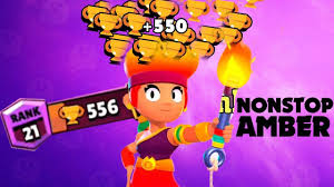 New skins, a new hero amber, a custom map editor, a new challenge and more are waiting for you. Amber Nonstop To 550 Trophies Brawl Stars Brawl Amber Stars