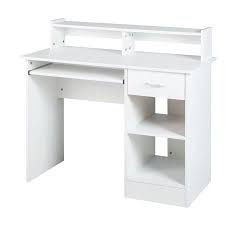 From rustic wood to glossy white, there's a desk for every style, purpose and project. White Computer Desk Small Office Desk Work Table With Keyboard Tray And Drawer White Computer Desk Small Office Desk Office Desk