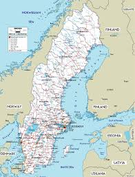 Size of some images is greater than 3, 5 or 10 mb. Large Road Map Of Sweden