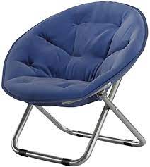 Thicken padded headrest can relax your head and neck. Folding Chairs Outdoor Main Outer Large Adult Moon Chair Sun Fauler Club Office Chair Chair Chair Recliner Amazon De Kuche Haushalt