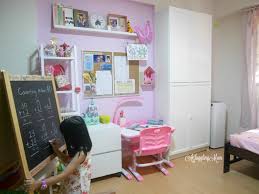 Loft bed frame with desk top 90x200 cm. Girl S Bedroom Makeover With Ikea A Juggling Mom