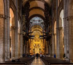 Sueño De Una Tarde Dominical En La Alameda Central Ficha Tecnica Baldaquino De La Catedral De Santiago La Camara Del Arte