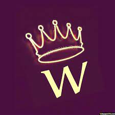Free for commercial use ✓ no attribution required . W Awesome Neon Yellow Crown Alphabet Dp Pics Lettering Alphabet Alphabet Tattoo Designs Alphabet Wallpaper