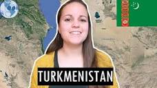 Zooming in on TURKMENISTAN | Geography of Turkmenistan with Google ...
