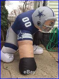 Nfl Dallas Cowboys Apparel Inflatable Yard Bubba Football Player Gear Dallas Cowboys Used