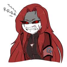 Angry Gebura By Solarboyaaron On Deviantart Lobotomy Character Design Female Character Design