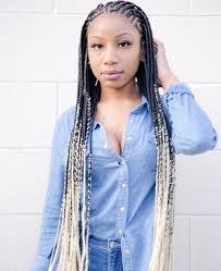 Ombre Blonde Braids Cornrow Braid Styles Blonde Braids Blonde Ombre