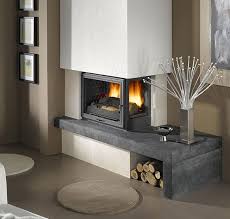 Cheminee Turbo Fonte Venise En Pierre Bleue Et Bretignac Beige Equipee D Un Foyer Eliseo 77p1cvd Cheminee D Angle Cheminee Cheminee Design