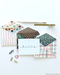 If you're new to origami. Diy Envelopes Plus Free Printable Hello Card
