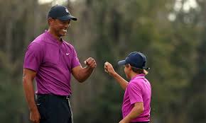 Golf magazine writer dylan dethier tweeted the video with the caption: Tiger Woods Son Charlie Woods Makes Debut At Pnc Championship