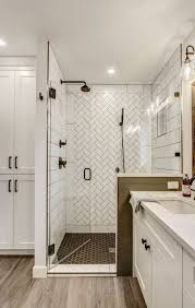 New Dark Wood Cabinets Subway Tile Master Bath Ideas In 2020 Bathrooms Remodel Small Bathroom Remodel Bathroom Renovation Diy