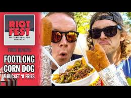 Footlong Corndog Food Review at Riot Fest 2018
