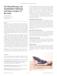 Too much hip flexion can lead to tight hips, which causes hip flexor problems in clients. Pdf Vi Physiotherapy And Rehabilitation Following Soft Tissue Surgery Of The Knee Henry Atkinson Academia Edu