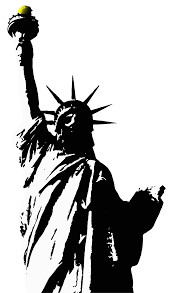 Artistic black & white head of lou reed. Statue Of Liberty Png