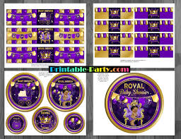Princess marilyn moved to her new pink palace for the summer season. Royal Princess Baby Shower Decorations Purple Ethnic African Baby Shower