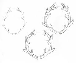 Corona warriors drawing in six steps colourful drawing. 4 Easy Steps To Draw Antlers Floral Laurel Wreaths Hawk Hill