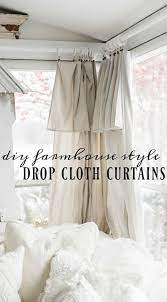 See these inspiring bedroom curtain ideas to take your own design scheme to the next level. Diy Drop Cloth Curtains In The Sunroom Cottage Style Decor Farm House Living Room Diy Curtains
