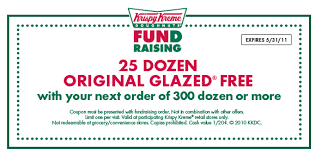 Holy Cow Original Glazed Krispy Kreme Fundraising