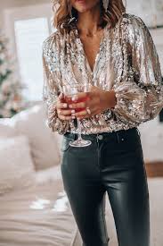 10 Sequin Tops To Wear This Nye Cella Jane New Year S Eve 2020 Nye Outfits Eve Outfit Sequin Top pinterest