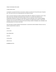 43 Free Letter Of Recommendation Templates Samples