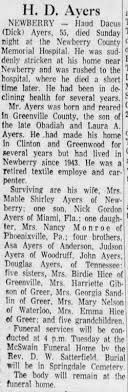 Haud Dacus “Dick” Ayers (1904-1960)
