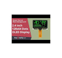 Green 2.4"Graphic OLED Display,128x64 Touch Screen,SSD1309