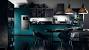 Orange And Green Kitchen