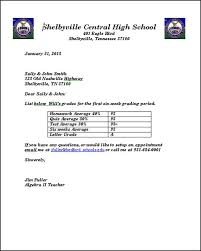 Letter To Parents About Student S Grades Business Letter Format Business Letter Example Business Letter