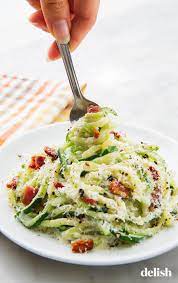 This Keto Zoodle Alfredo Is A Dream Recipe Keto Diet Recipes Zoodle Recipes Spiralizer Recipes