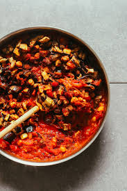 Moroccan spiced butternut couscous salad with roasted carrot dip. Moroccan Eggplant And Tomato Stew Minimalist Baker Recipes