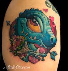 We offer the highest quality jewelry and after care to ensure you a perfect piercing experience. Valentine Dino By Scott Olive Tattoos