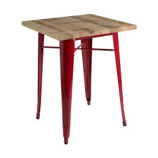 Get red and coffee tables at target™ today. Buy Solid Ash And Red Metal Industrial Bistro Table From Fusion Living