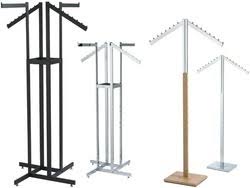 Adjustable height from 48 to 72. Garments Hanging Display Racks Garment Display Stand Manufacturer From Delhi