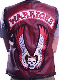 Ajax (james remar) outfit type: Warriors Vest Leather Movie Costume Skull Leather Vest 50 Off Price