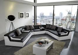 Sam Wohnlandschaft Schwarz Weiss Fortuna 390 X 262 Cm Auf Lager Home Decor Furniture Home
