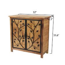 The farmington cabinet is recommended to be assembled and moved by 2 adults. Luxenhome Pine Wood Metal Branches Storage Cabinet Whif910