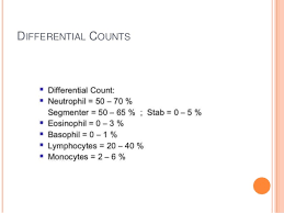 Complete Blood Count Interpretations