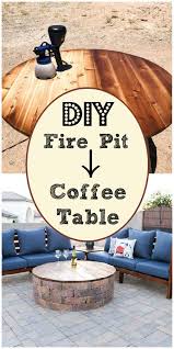 Upgrade your outdoor space with a gas fire pit table! Diy Make A Handmade Coffee Table For Your Outdoor Fire Pit Outdoor Fire Pit Diy Fire Pit Coffee Table Make A Fire Pit