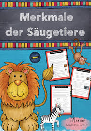 Saugetiermerkmale Unterrichtsmaterial Im Fach Biologie In 2020 Saugetiere Tiere Unterrichtsmaterial