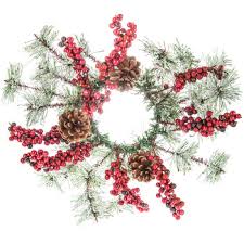 Iced Pine Berry Candle Ring Hobby Lobby 6235907