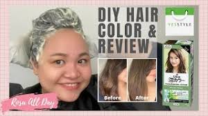 My name is leni and in today's video : Liese Creamy Bubble Hair Color Mint Ash How To Use Review Ft Yesstyle Rosa All Day Youtube