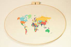 Wholesale distributor for counted cross stitch patterns, cross stitch supplies, and needlework supplies. World Map Cross Stitch Cross Stitch Map Cross Stitch Cross Stitch Art