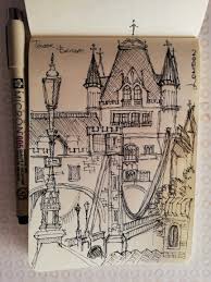 Tower Bridge London Uk Sketch Book Book Art Urban Sketching