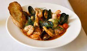 Tuscan fish stew has a history that stretches back to at least 500 years ago, and was most likely invented by the frugal fishermen of livorno who would prepare it with whatever was left in the bottom of their boats after selling more valuable fish at the market. Il Cacciucco Slow Food Buono Pulito E Giusto