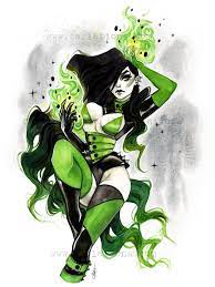 Pin up Villain Disney Goth Girl Shego Watercolor Pin-up Print - Etsy