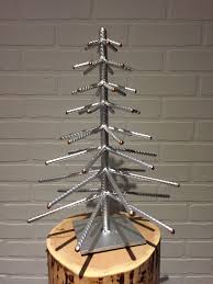 Rebar Silver Copper Christmas Tree By Yanick Bluteau Metal Christmas Tree Metal Tree Christmas Tree Art