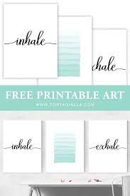 Bedroom decor, inhale exhale print, bedroom wall art, inhale exhale poster, large wall art, yoga print, yoga wall print, bathroom wall art neptuneartprints sale price $5.27 $ 5.27 $ 7.53 original price $7.53 (30% off) add to favorites inhale and exhale set of 2 black and white photography wall art poster print, fog forest landscape, nature. Inhale Exhale Printable Free Download Tortagialla Free Printable Wall Art Gallery Wall Art Set Wall Printables